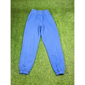 Garage Blue Jogger Sweatpants Womens XS Elastic Waist Athleisure Lounge Pants